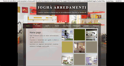 Desktop Screenshot of iogharredamenti.com