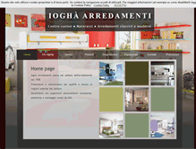 Tablet Screenshot of iogharredamenti.com
